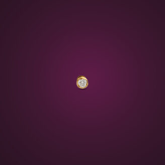 Single Stone Nose Pin