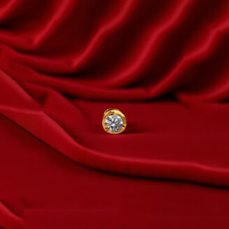 Single Stone Nose Pin